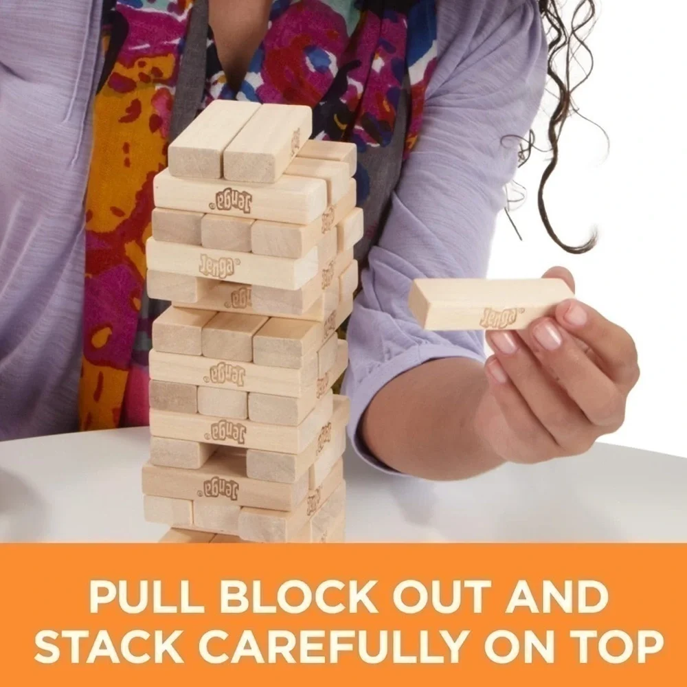 • Jenga • The Original Wood Block Game